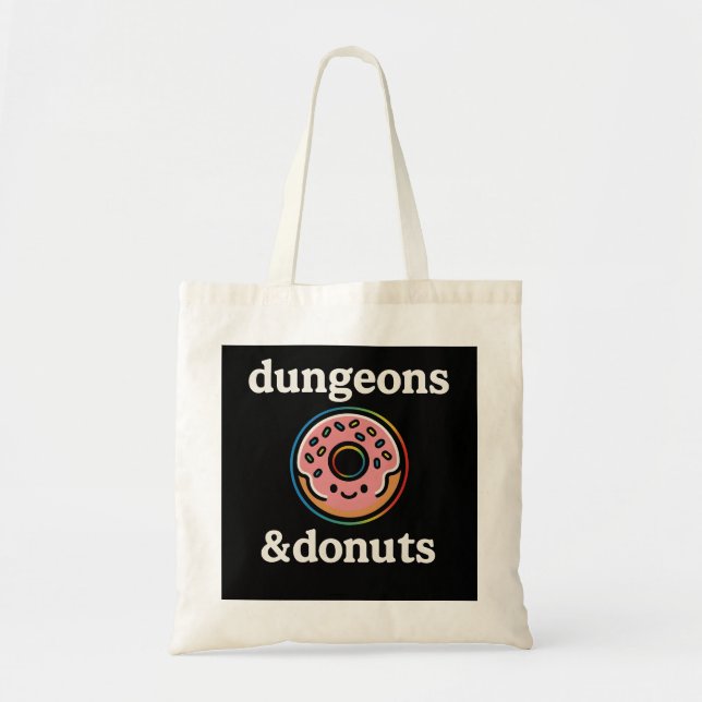 Dungeons & Donuts  Tragetasche (Vorne)