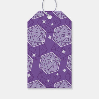 Dungeons & Dragons DnD D20 Dice Muster Geschenkanhänger