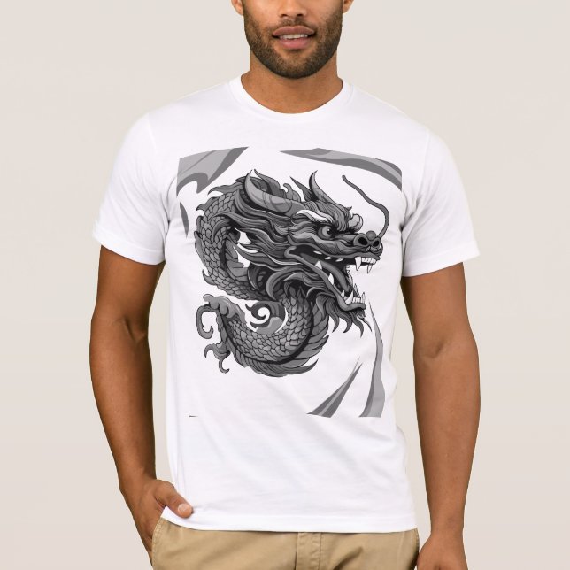 Dungeons & Dragons Feuerdrache T - Shirt - Epic Fa (Vorderseite)