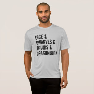 Dungeons Dragons Inspiriert Wörter Liste Männerlis T-Shirt