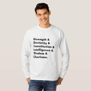 Dungeons Dragons Inspiriert Wörter Liste Männerlis T-Shirt
