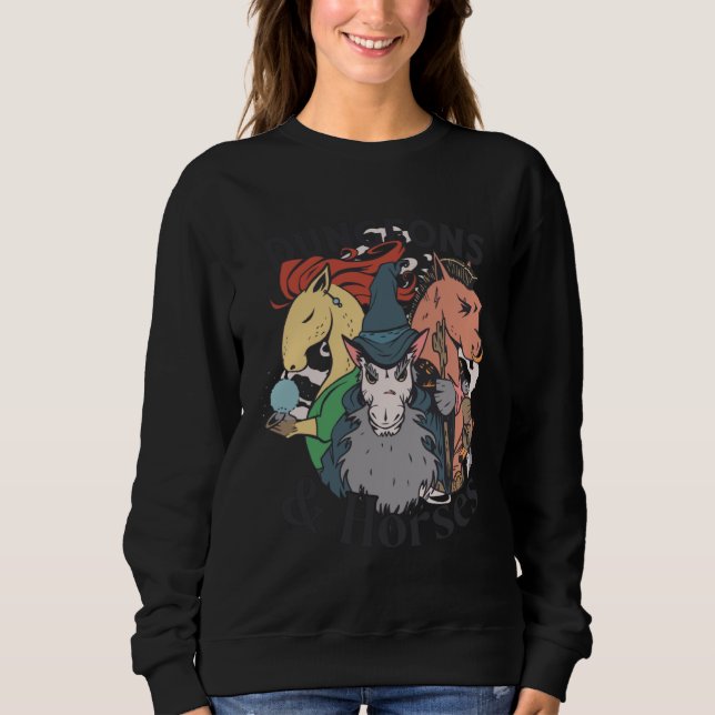 Dungeons & Horses Sweatshirt (Vorderseite)