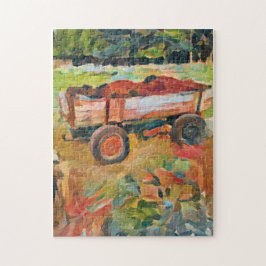 Dungkarren aus ländlichen Gebieten, Puzzle aus Fot