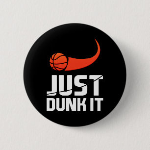Dunk es einfach! Basketball Player Slam Dunk Gesch Button