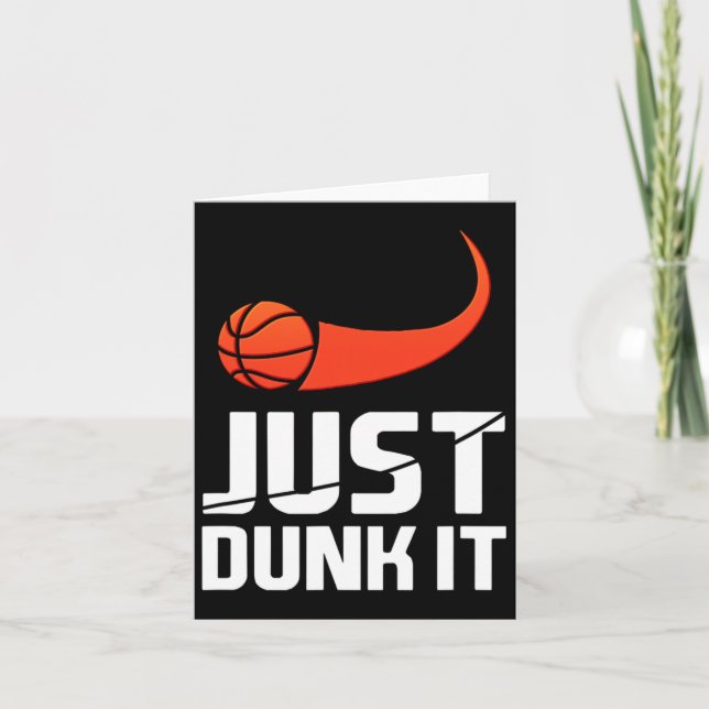 Dunk es einfach! Bysketbyll Player Slam Dunk Gesch Karte (Vorderseite)