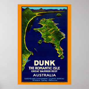 Dunk Island Vintage Poster