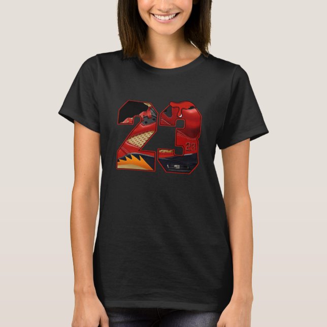 Dunk On Mars 5s Streetwear Number 23 5 Mars For He T-Shirt (Vorderseite)