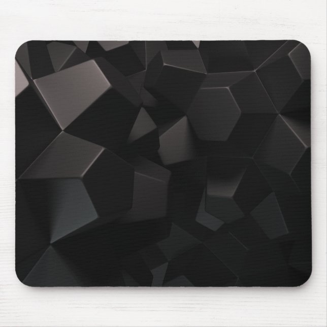 Dunkel Abstrakt Mousepad (Vorne)