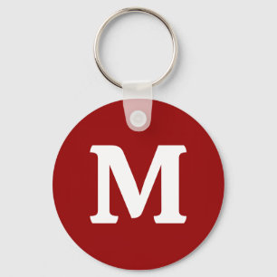Dunkel Candy Apfel Rot Uni Farbe  Schlüsselanhänger