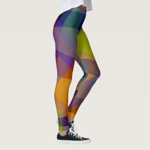 Dunkel Geometrisch - Leggings