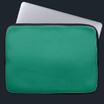 Dunkel grün blau, solide Farbgestaltung Laptopschutzhülle<br><div class="desc">Klassische Vintage Retro Klassische dunkelgrüne blaue Farbe für Zuhause und Geschenke. Klassische dunkelgrüne Wohngestaltung und Accessoires. Trendy Dark Emerald Green Farbe Mode,  smaragdblaue grüne Farbe Design.</div>