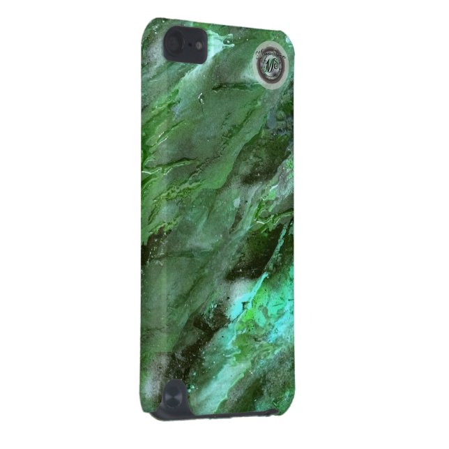 Dunkel-grüne Flüssig-Camouflage-iPod Touch 5g-Gehä iPod Touch 5G Hülle (Rückseite/rechts)