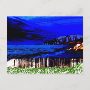 dunkel hell 2 postkarte