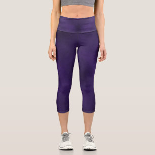 Dunkel Lila, um Rose Gold Mandala Tank Top Capri Leggings