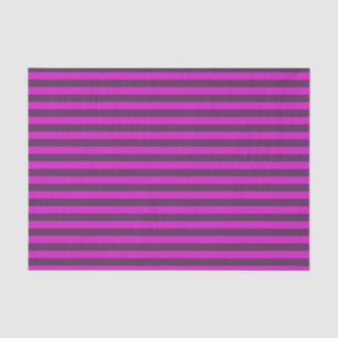 Dunkel Lila und Magenta Streifen Seidenpapier