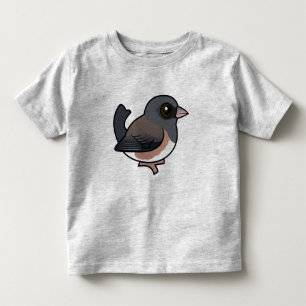 Dunkel-mit Augen Junco (rosa) Kleinkind T-shirt