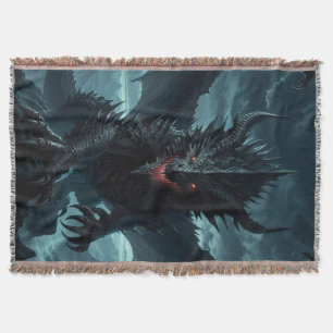 Dunkel, mittelalterlicher Drache Decke
