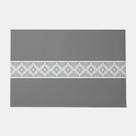 Dunkel und leicht grau fußmatte