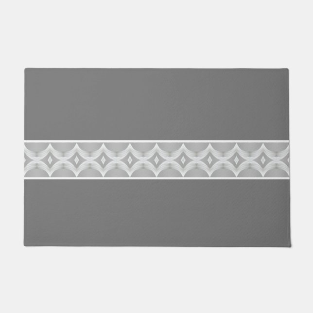 Dunkel und leicht grau fußmatte (Vorderseite)