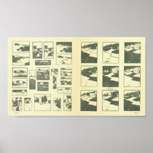 Dunkel und leicht poster