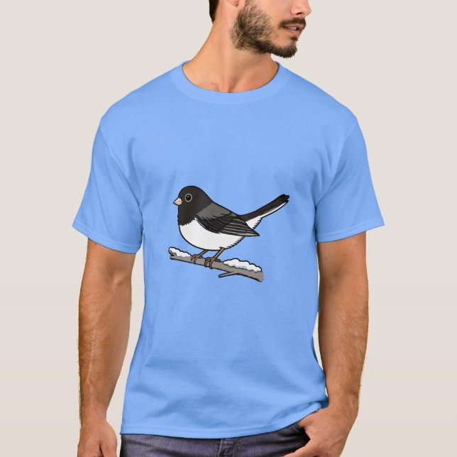 Dunkeläugiger Junco Schneevogel T-Shirt (Vorderseite)