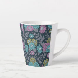 Dunkelblau, grün und Lila Milchtasse