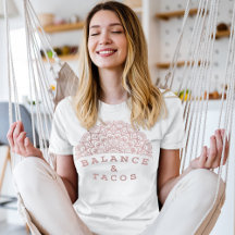 Dunkelblau Rosa Mandala Balance und Taco Yoga