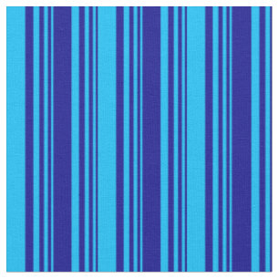 Dunkelblau & tiefer Himmel Blaues, gestreiftes Mus Stoff