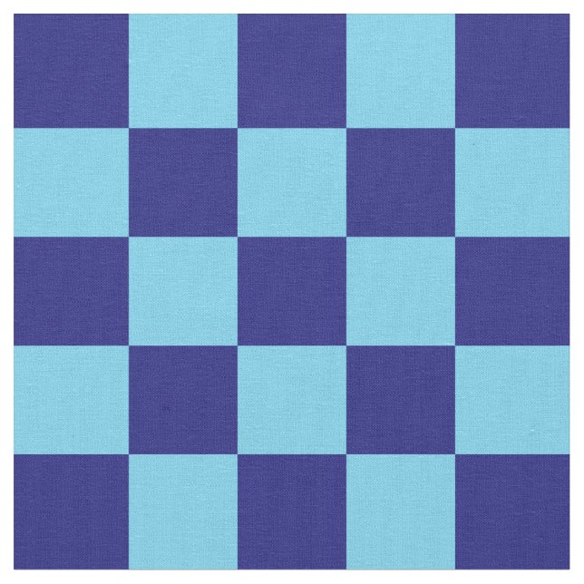Dunkelblau und hellblau - Prüfmuster Stoff (Nahaufnahme)