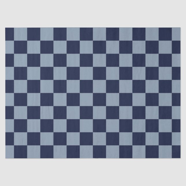 Dunkelblau und hellblau seidenpapier (Vorderseite)
