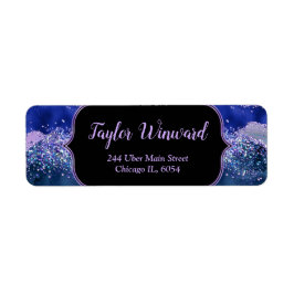 Dunkelblau und Lila Ozean