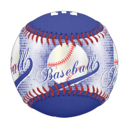 Dunkelblau | White Retro Baseball Sports