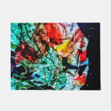 Dunkelblaue abstrakte Tür ma,Abstrakt Zuhause