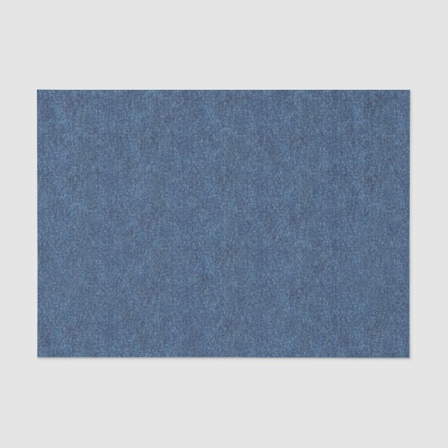 Dunkelblaue Denim-Beschaffenheit Seidenpapier (Vorderseite)