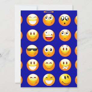 dunkelblaue Emojis