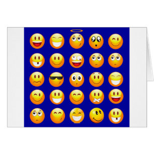 dunkelblaue Emojis