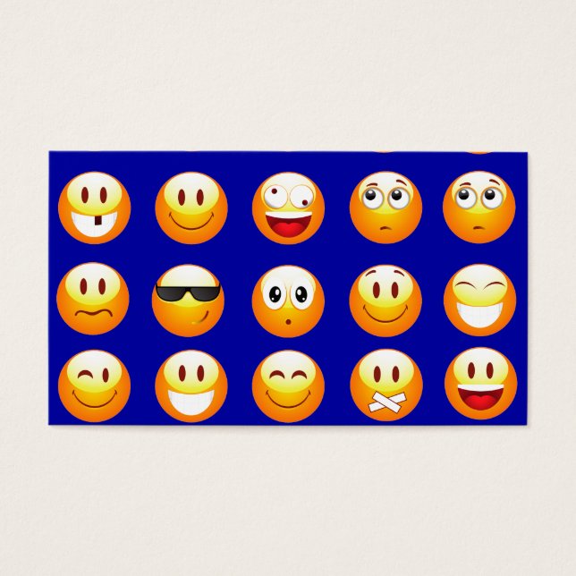 dunkelblaue Emojis (Vorderseite)