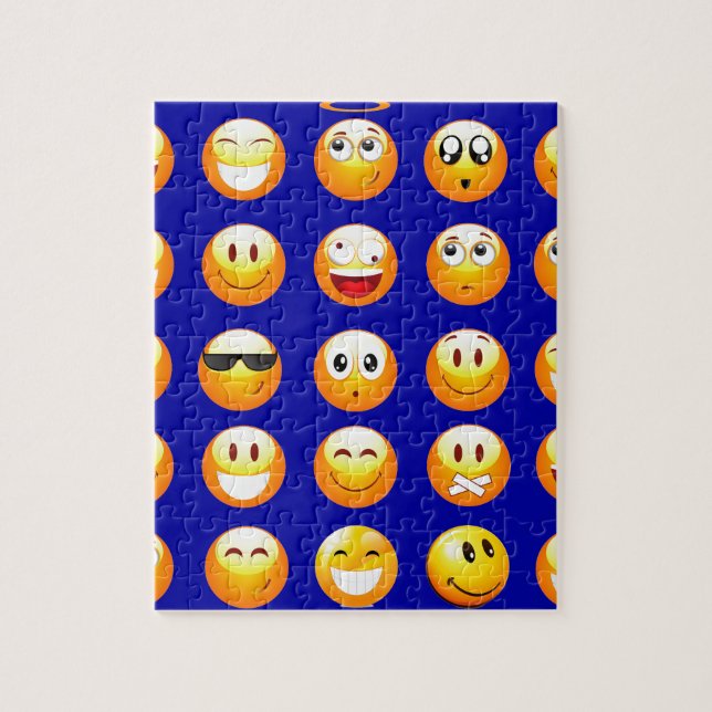 dunkelblaue Emojis (Vertikal)