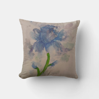 Dunkelblaue Iris Kissen