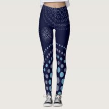 Dunkelblaue Leggings-Hose