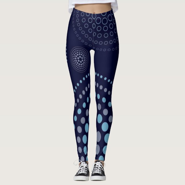 Dunkelblaue Leggings-Hose Leggings (Vorderseite)
