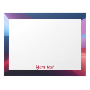 Dunkelblaue lila abstrakte Anfangsnotizen Notizblock