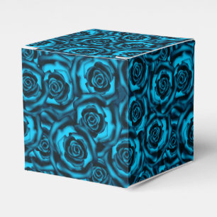 Dunkelblaue Rose Geschenkschachtel