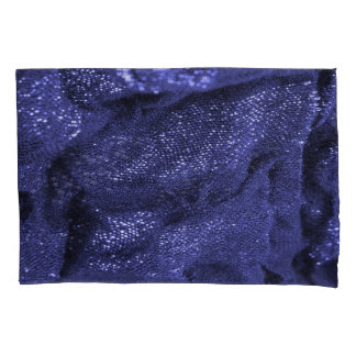 Dunkelblaue Stoffe: Dekorative Textur. Kissenbezug