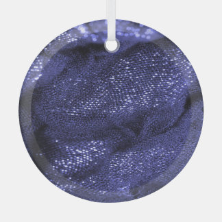 Dunkelblaue Stoffe: Dekorative Textur. Ornament Aus Glas