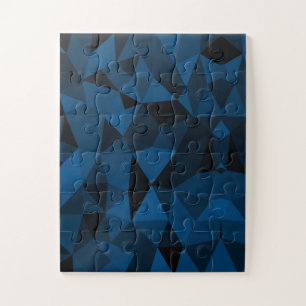 Dunkelblaue und schwarze geometrische Netzstruktur