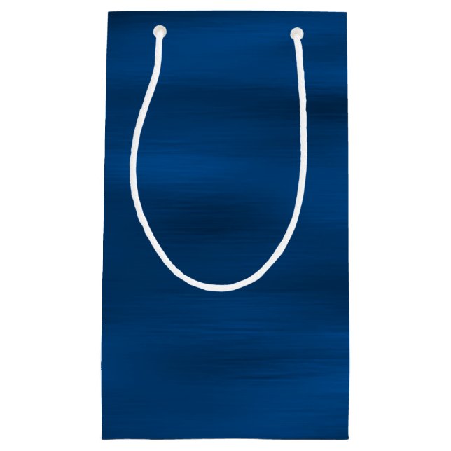 Dunkelblaue Wasserarme Kleine Geschenktüte (Vorderseite)