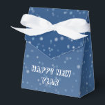 dunkelblaue Winternacht Geschenkschachtel<br><div class="desc">dunkelblaue Winternacht</div>