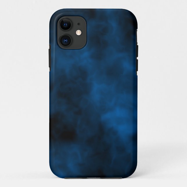 dunkelblaue Wolken Case-Mate iPhone Hülle (Rückseite)