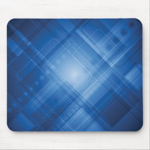 Dunkelblauer High-Techer Hintergrund Mousepad